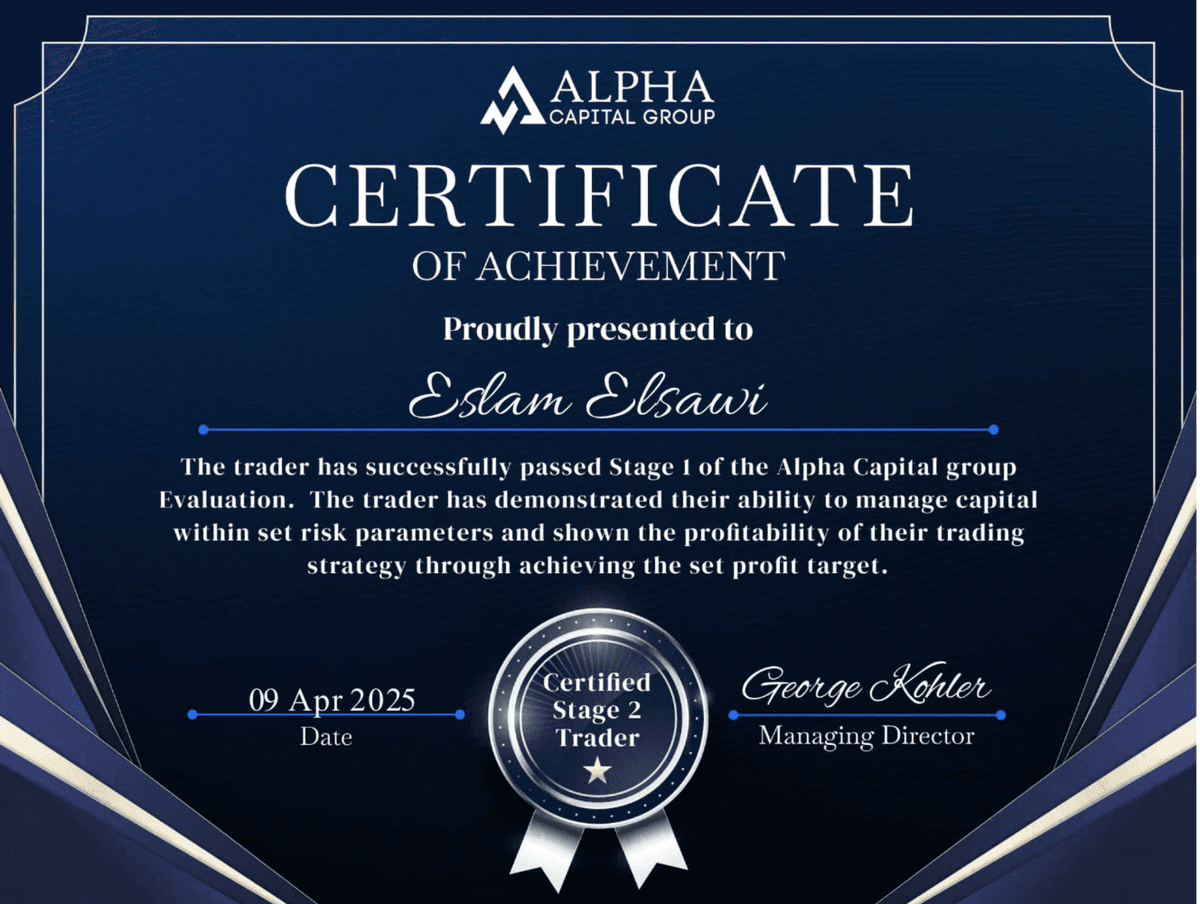Alpha Capital Group - Stage 1 Passed - Apr 2025