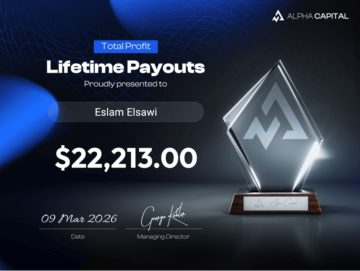 Alpha Capital - Lifetime Payout $22,213.00 - Mar 2026